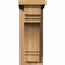 Ekena Millwork Pescadero Smooth Corbel w/Backplate, Western Red Cedar, 5 1/2"W x 10"D x 14"H COR06X10X14PEC01SWR - alternate 2